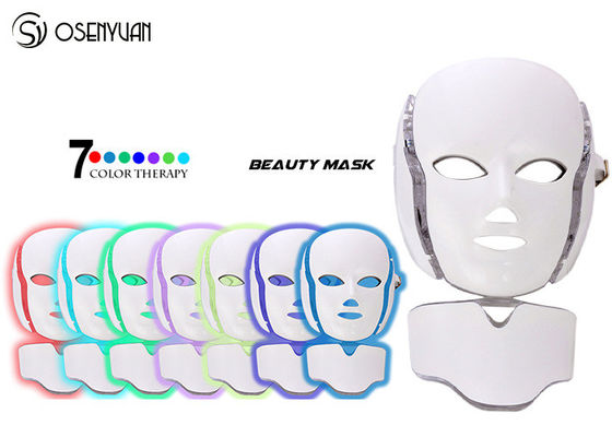 Chine Masque facial mené par photon de SME Microcurrent, masque léger mené de thérapie pour le cou de visage usine