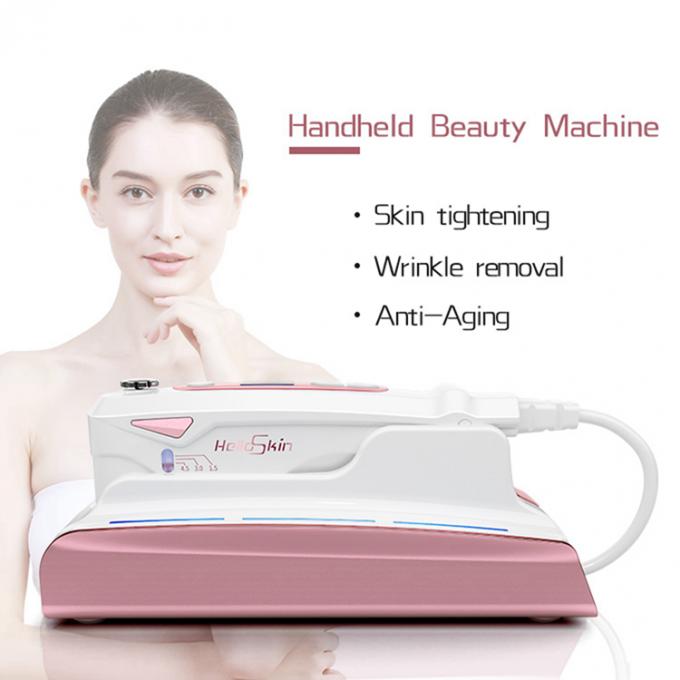 La mini ride de machine de beauté de HelloSkin HIFU enlèvent la peau serrant la beauté faciale